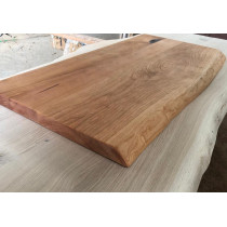 Waschtischplatte, Tischplatte, Kirsche, verleimt, einseitige Baumkante, 160x50x4cm